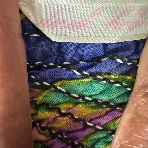 Boho Floral Maxi Dress Bright Multicolor Festival Vacation Style Size Medium ✨ - Picture 10 of 10